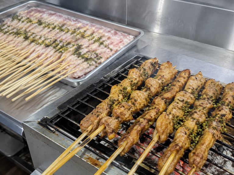 藤椒鸡脖烧烤串